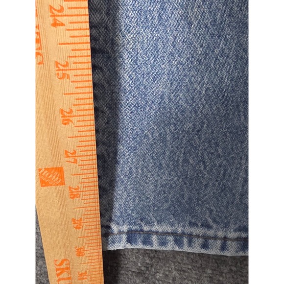 Wrangler 36MWZSW Mens Denim Jeans 38x32 Light Wash Cowboy Western Classic Work - Picture 4 of 10